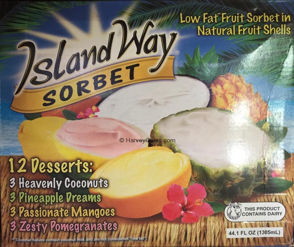 Island Way Fruit Shell Sorbet