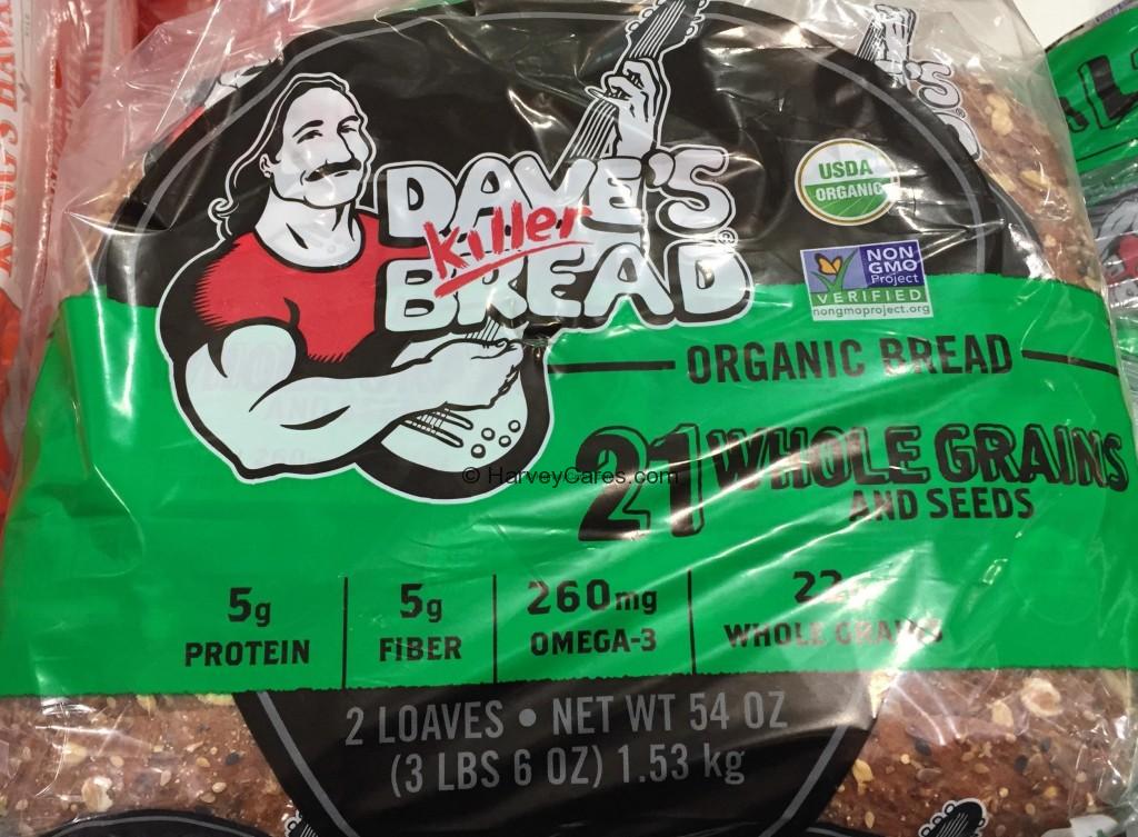 Dave's Killer Organic 21 Whole Grains Seeds Bread