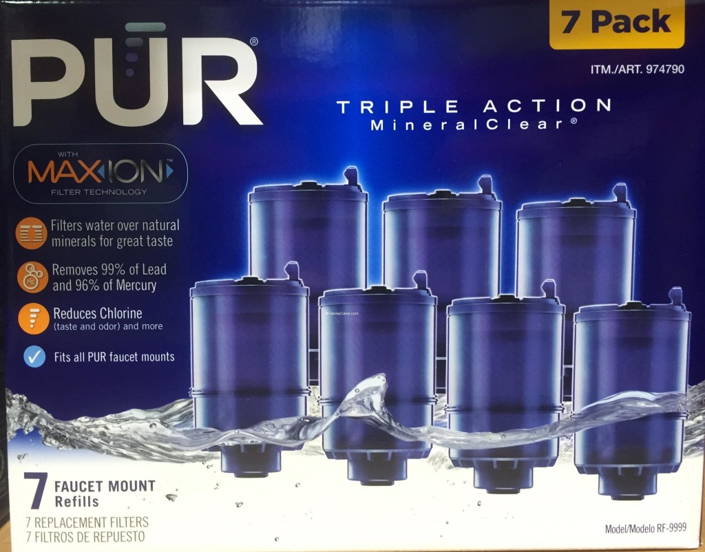 PUR MaxION Faucet Mount Replacement Water Filters Harvey Costco